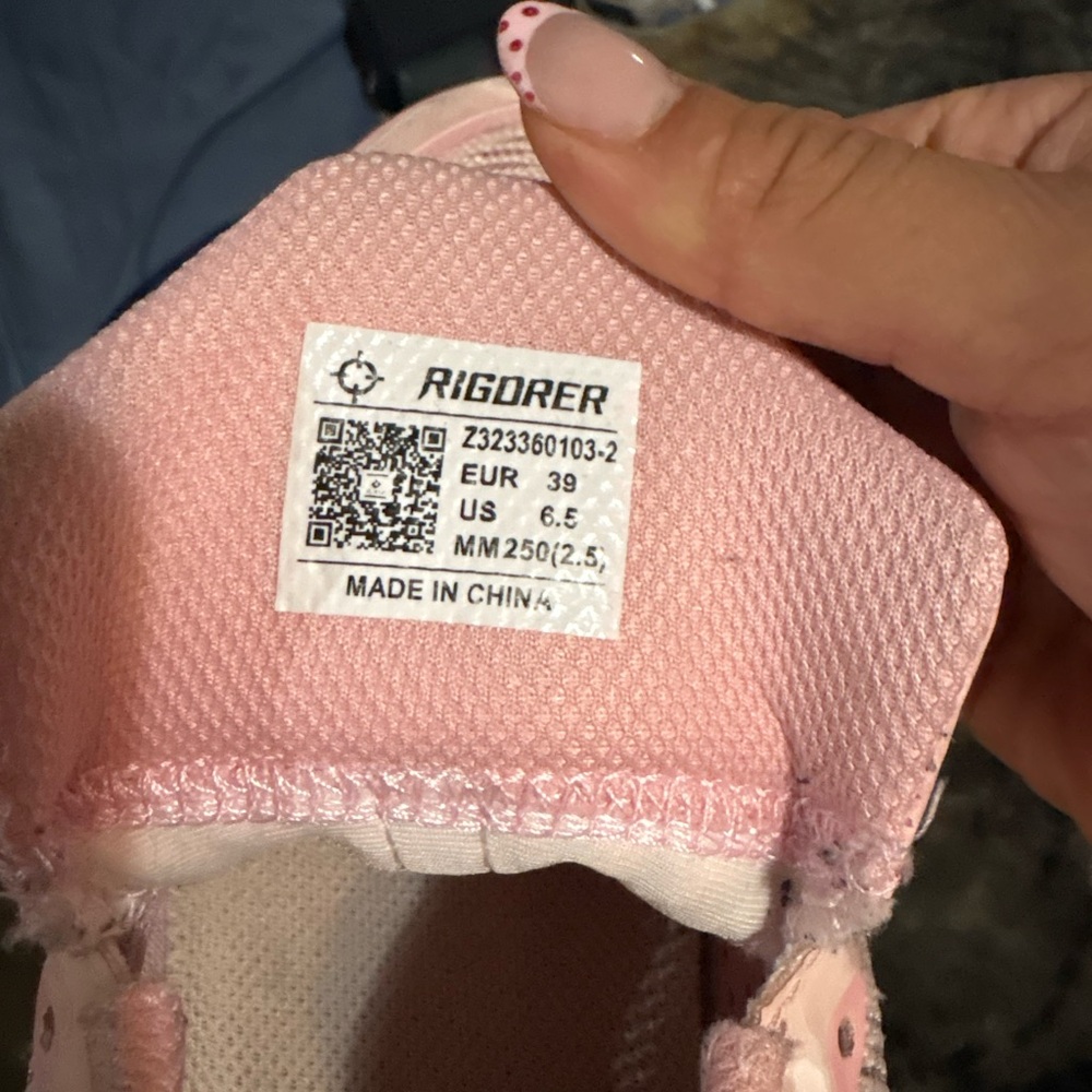 Rigorér Kids Pink Mesh Sneakers - Cushioned Slip-On Comfort